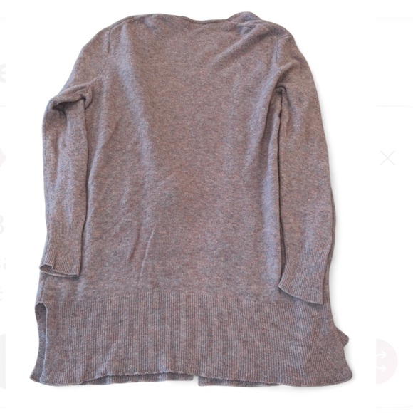 Madewell Merino Wool Alpaca Lavender Long Cardigan Sz Medium - Picture 3 of 7